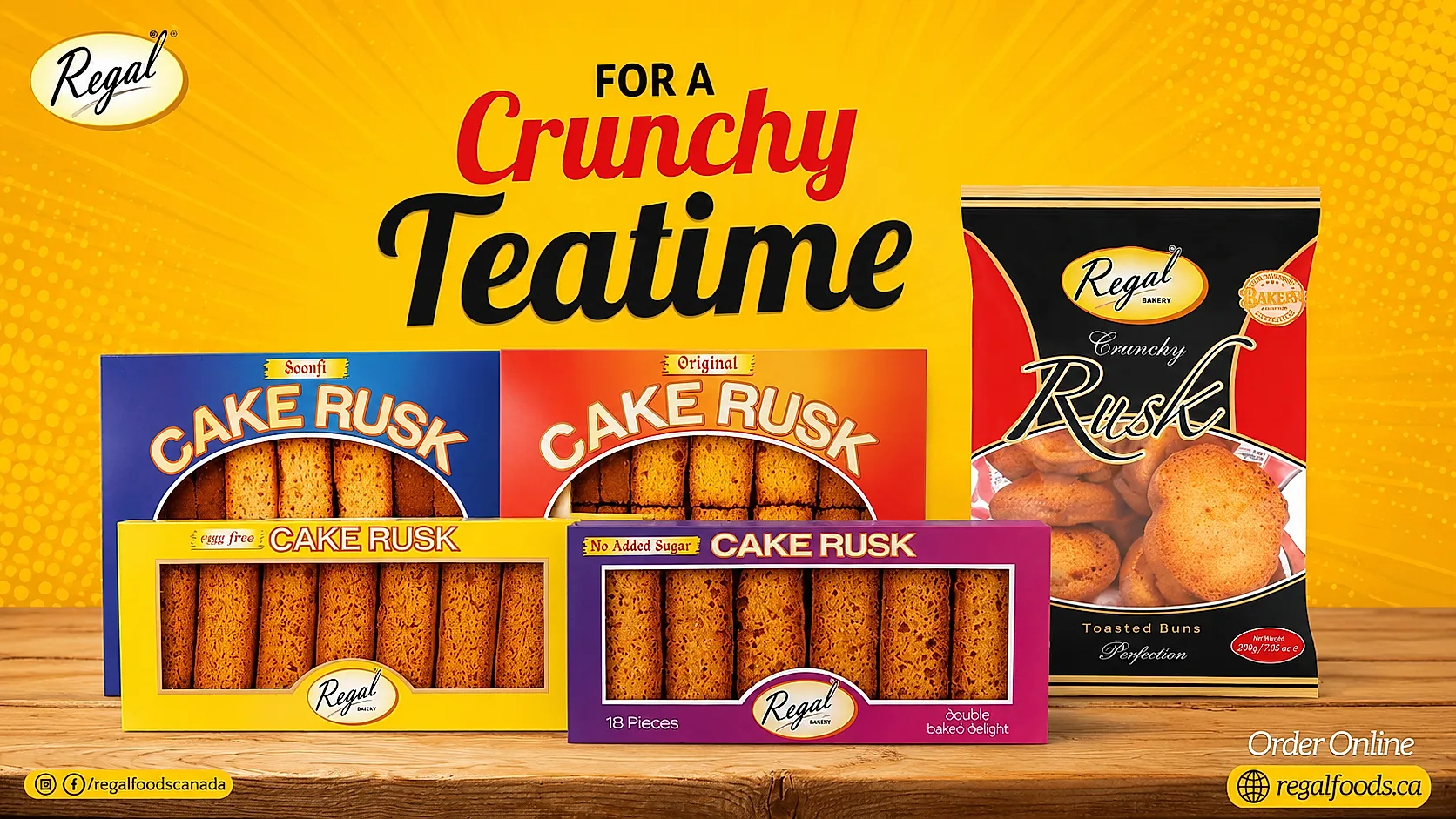 Cake Rusk Delivery in GTa - REgal Foods