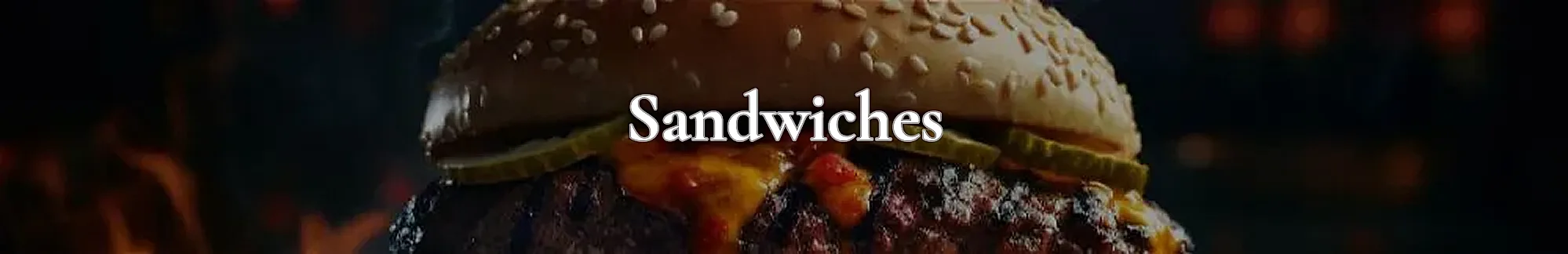 Sandwiches category banner